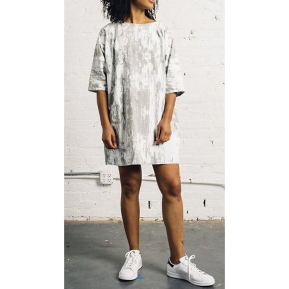 UZI NYC Now Dress in Stone Bark Sz. S - Picture 1 of 6